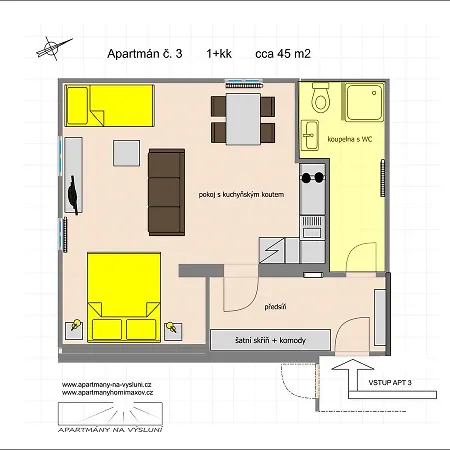 Apartment Na Vysluni Horni Maxov